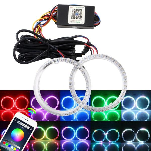 Buy cheap 80MM RGB Colorful Car 95MM Bluetooth Fog Lights from wholesalers