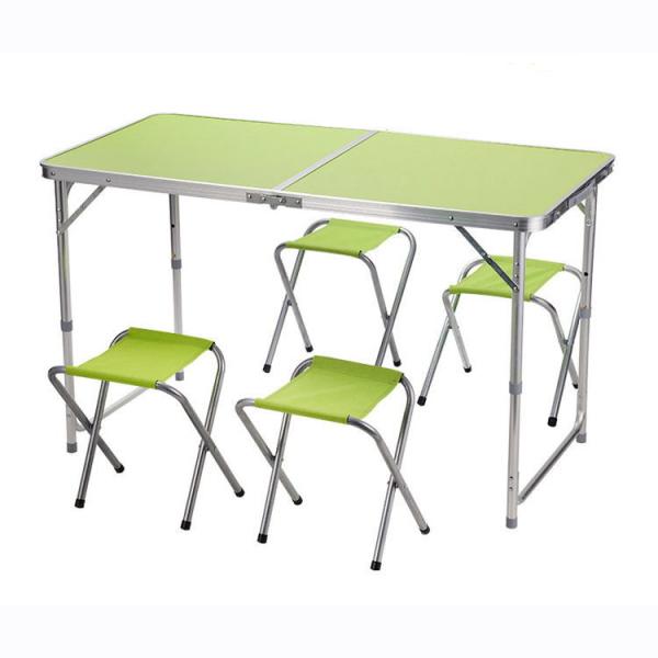 Buy cheap Height 27.4inch Length 47.2inch Fold Up Outdoor Table And Chairs For Camping from wholesalers