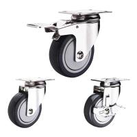 Buy cheap 300lbs Capacity 5 Inch Polyurethane Wheels , ISO9001 Industrial Polyurethane product