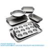 Buy cheap Wholesale Home Kitchen Thicken Nonstick Oven Black 6-13 Inch Tray Round Bakeware Baking Set Tray Oven Baking Pans from wholesalers