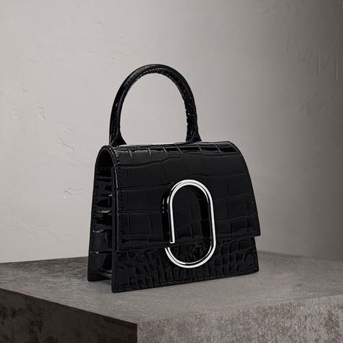 Buy cheap New Trendy Fashion Female Crossbody Bag Mini Leather Crocodile Pattern Kelly Bag from wholesalers