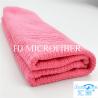 Buy cheap Microfiber Cleaning Cloth Towel Weft Knitted Cloth For Kitchen Red Color 16" Washing Tools from wholesalers