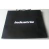 Buy cheap Wholesale customized black printed kraft paper shopping bags with handle from wholesalers
