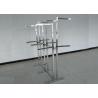 Buy cheap Double Sided Clothing Store Display Racks , Clothes Display Hanger Stand from wholesalers
