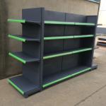 factory price multi layers steel supermarket shelf/ high quality metal double
