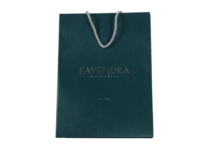 OEM ODM Paper Shopping Bags With Handles Embossing Debossing