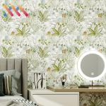 Self Adhesive Waterproof 3D Natural Flower Wallpaper for Easy Installation on