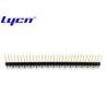 Buy cheap SMT Type 2.54mm Pin Header Connectors Single Row Black Plastic Body from wholesalers