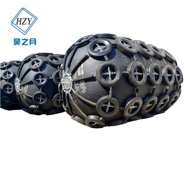 Buy cheap 2.5x5.5m Yokohama Pneumatic Fender , Black Boat Bumper Fenders from wholesalers