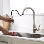Kitchen Faucet Aerator Water Saving 360 Degree Rotating Sprayer Faucet Solid
