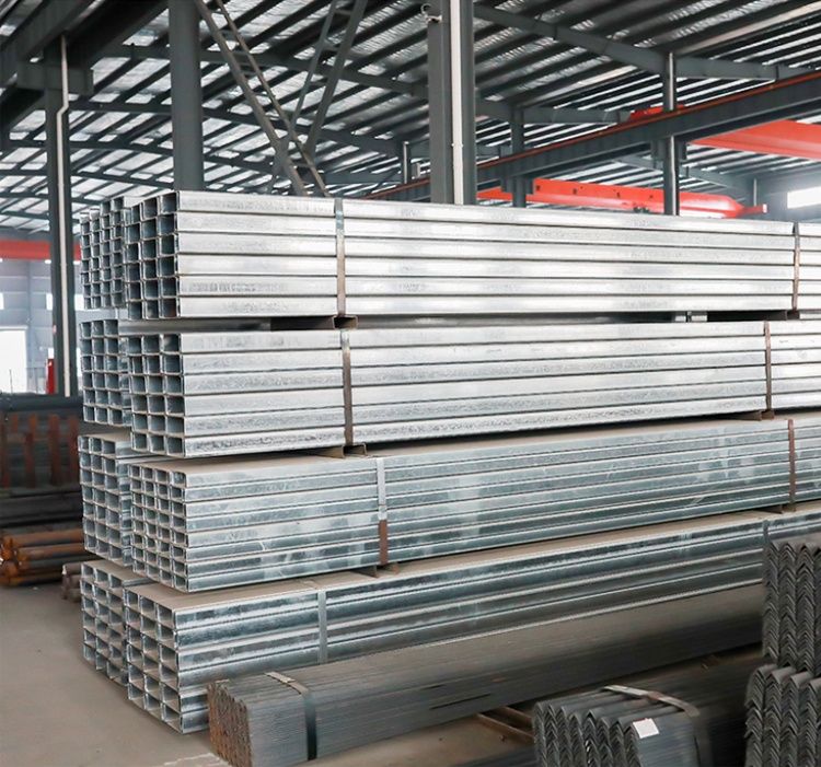 Hot Rolled Square Galvanized Steel Pipe 4m - 10m Straight Seam Welded Pipe