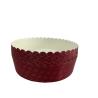 Buy cheap 300gs Thick Red Paper Cake Pans Recyclable Freezer Safe from wholesalers
