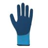 Buy cheap Oilproof Thermal Latex Coated Gloves Blue Reinforced Insulated Acrylic Brushed Lined from wholesalers