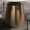 Buy cheap Marble Top Stainless Steel Round Dining Room Tables Width 1.3M/1.5M from wholesalers