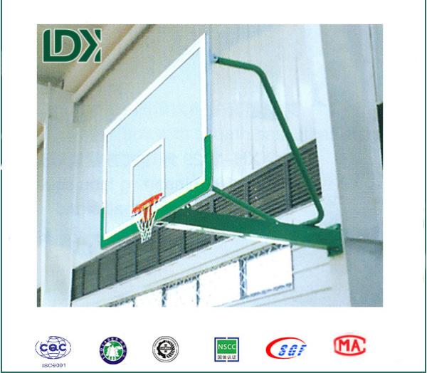 Buy cheap 1.8M Indoor Basketball Hoop Tempered Glass Backboard Wall Mount Basketball Goal from wholesalers