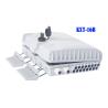 Buy cheap 2 Into 16 Out Overhead Fiber Optic Distribution Box Splicing Black Holding Pole Gray from wholesalers