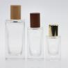 Buy cheap 30ml 50ml Fancy Perfume Glass Bottle 1oz French Square Perfume Mouth Spray Bottle from wholesalers