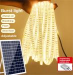 2835 Outdoor Led Strip Lights Ip67 Flexible Strip Lighs Solar Powered With