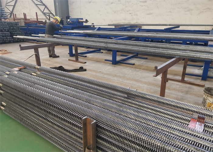 Serrated Spiral Boiler Fin Tube Radiator Efficient Heat Transfer Performance