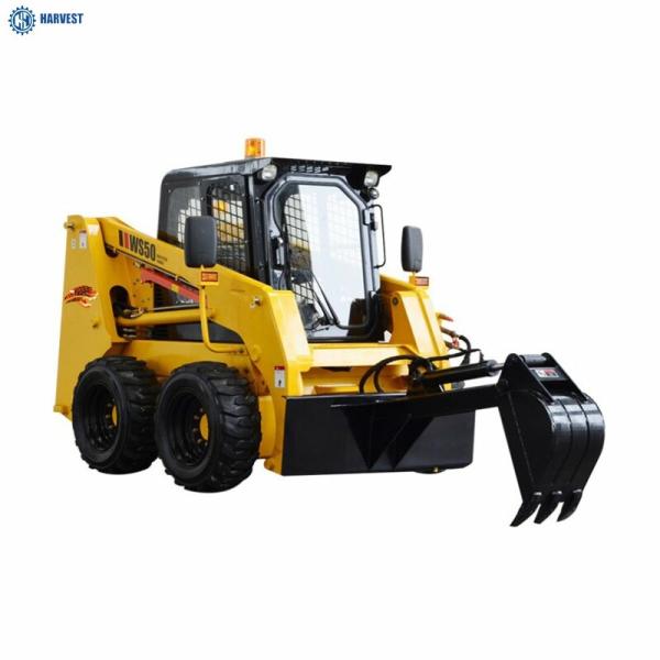 Buy cheap 2600rpm Kubota Engine 0.4m3 Bucket WS50 Skid Steer Mini Excavator from wholesalers