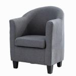 Wooden Frame Upholstered Sofa Chair For Hotel And Bedroom 68*65*90cm