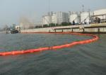Anti Aging Spill Containment Barriers , Oil Spill Boom Good Oil Retaining Status