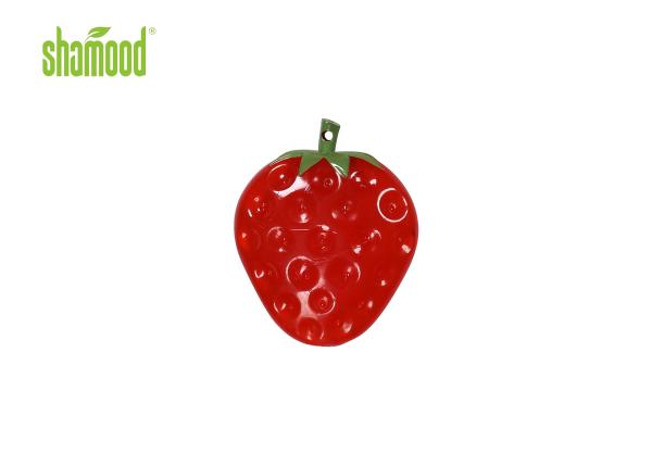 Buy cheap Strawberry Plastic Car Air Freshener Decorative Gel Air Fresheners Red from wholesalers