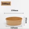 Buy cheap 500ml 750ml 1000ml 1300ml 1500ml Disposable Kraft Paper Bowls from wholesalers