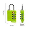 Buy cheap TSA 3-digit travel bag zinc alloy lock from wholesalers