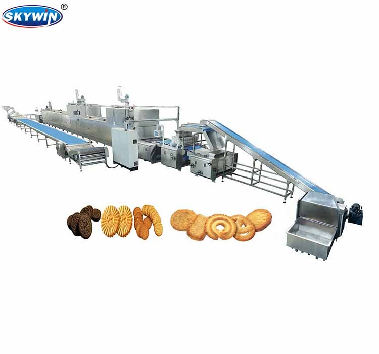 Soft Biscuit Production Line Rotary Moulder Tray Type Biscuit Making Machine