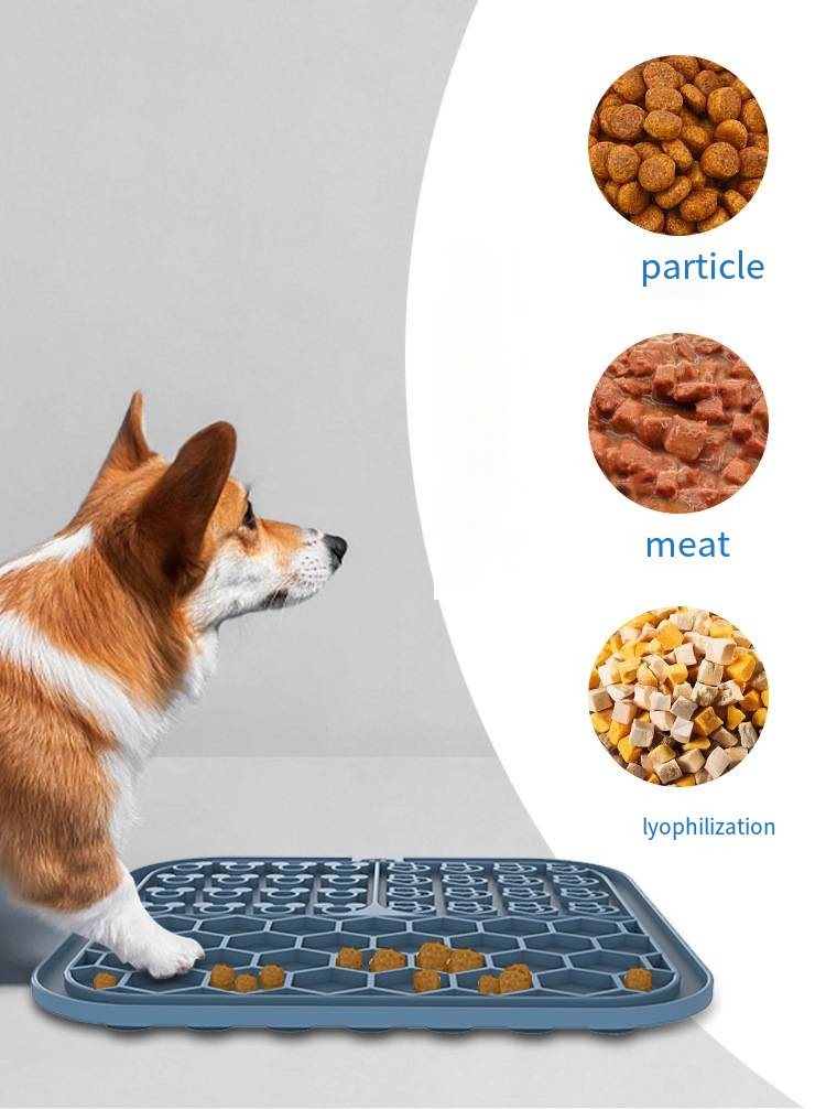 Silicone Suction Cup Licking Pad Cats And Dogs Slow Food Mat For For Food And Water