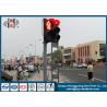 Buy cheap Led Lights Traffic Light Pole Traffic Signal Pole With Flange Connection from wholesalers