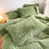 Buy cheap RTS Moss Green Color Luxury Shaggy Warm Mink Velvet Crystal Bedding Set for Winter from wholesalers