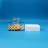 Buy cheap Empty Snack baby food Candy Transparent Square Small PET Plastic Jars Screw Lids from wholesalers