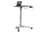 White Pneumatic Adjustable Gas Lift Hydraulic Standing Table For Laptop