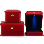 Jewelry Package Hanhong Custom Luxury Crown LED Box for Bracelets Necklaces and