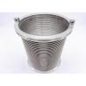Buy cheap 0.65mm Slot 1*2mm Wrap Wire Water Filter Elements Stainless Steel 316 from wholesalers