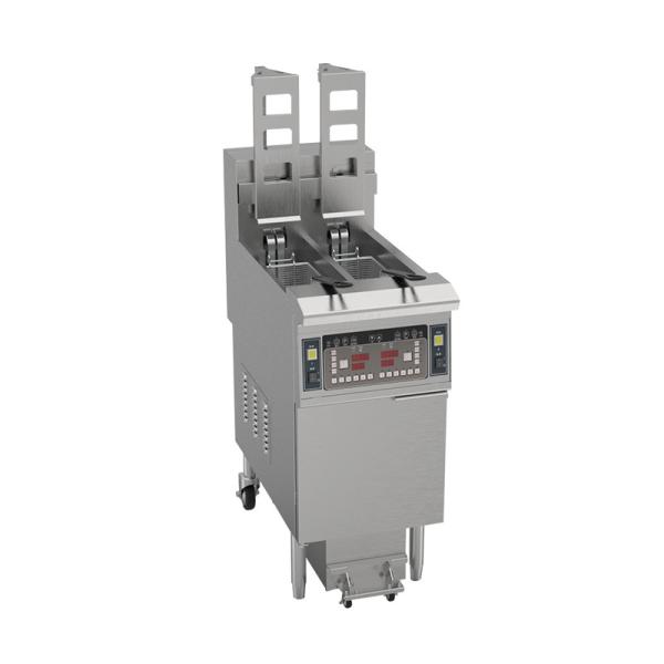 Buy cheap Auto Lift Two Pots Two Baskets 13L*2 Capacity With Oil Filtration Electric Chips Oil Open Fryer from wholesalers