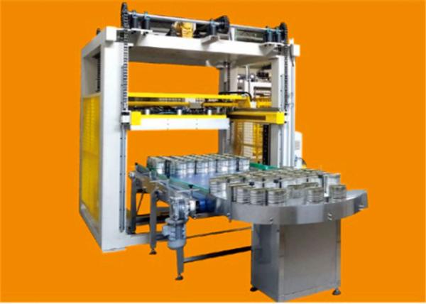 Buy cheap Electrical Control Food Packaging Systems Filled Iron Can Depalletizer Machine from wholesalers