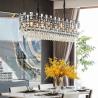Buy cheap Modern crystal chandelier for Living Room Modern Rectangle Kitchen island indoor Lighting led Chandeliers(WH-CY-170) from wholesalers