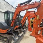 5 Ton Used Crawler Excavator Repossessed Mini Hitachi ZX50U