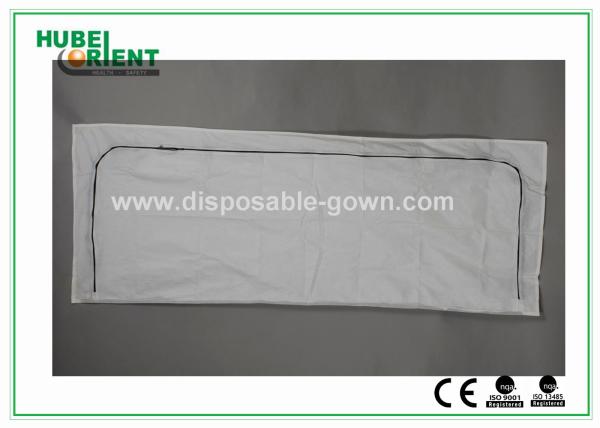 Buy cheap White Polypropylene / PVC Dead Disposable Body Bags For Hospital , Light Weight from wholesalers