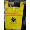 Buy cheap disposable hospital medical waste garbage Biohazard bag, PE biohazard eco bag, biohazardous refuse bag, bagplastics, bag from wholesalers