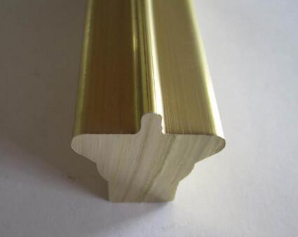 Buy cheap Anti Oxidation CuZn39Pb3 Solid Brass Lock Profiles High Hardness from wholesalers