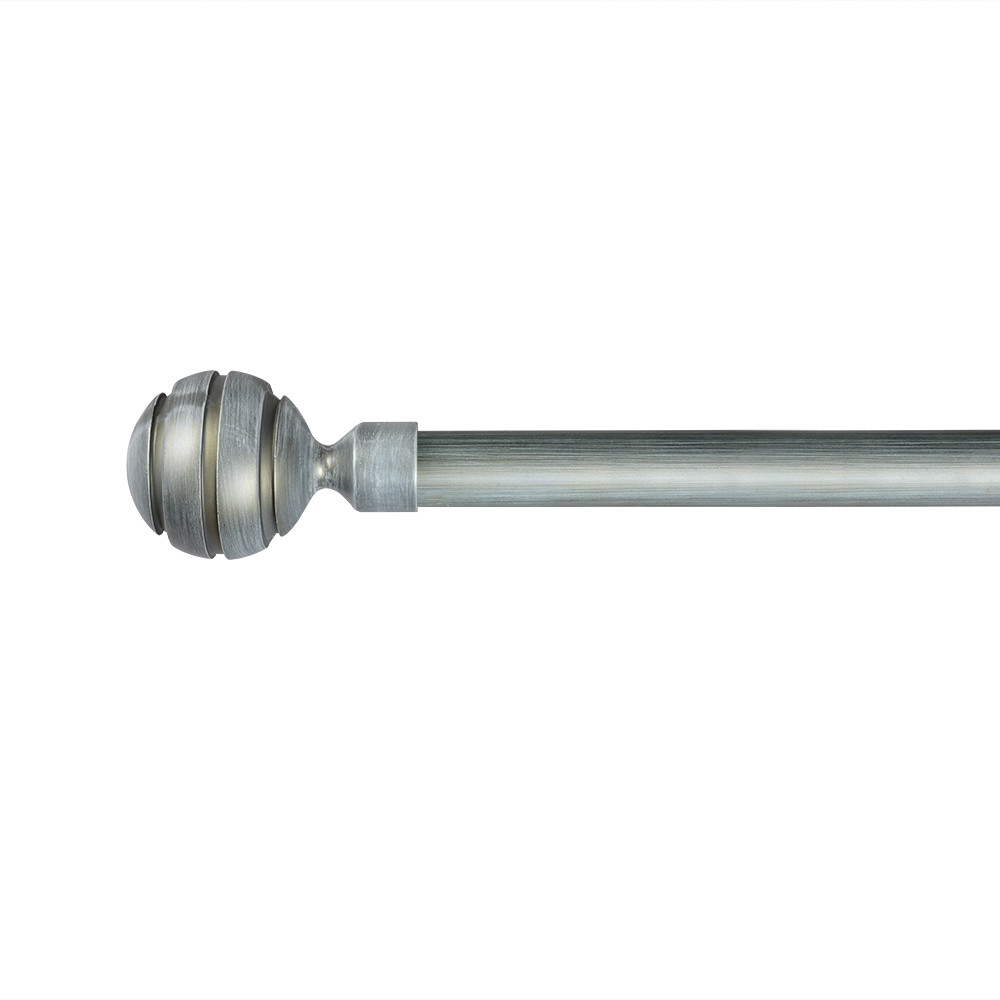 Coffee Color 28MM Ball Shape Pipe Curtain Rods Finial 500 Set