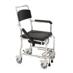 Safety Folding Waterproof Toilet Seat With Wheels For Elderly
