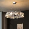 Buy cheap Modern Ring Led Chandelier For Living Room Luxury Glass Hanging Lamp(WH-MI-315) from wholesalers