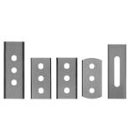 Best 3 Hole Doulble Edge Carbide Slitting Razor Blades For Film Slitting
