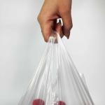 Vest Type Garbage Bag for Household Products HDPE/LDPE/LLDPE Disposable Black