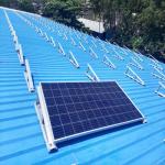 Customized Angle 275w 285w Portrait Landscape Aluminum Alloy Solar Panel Roof
